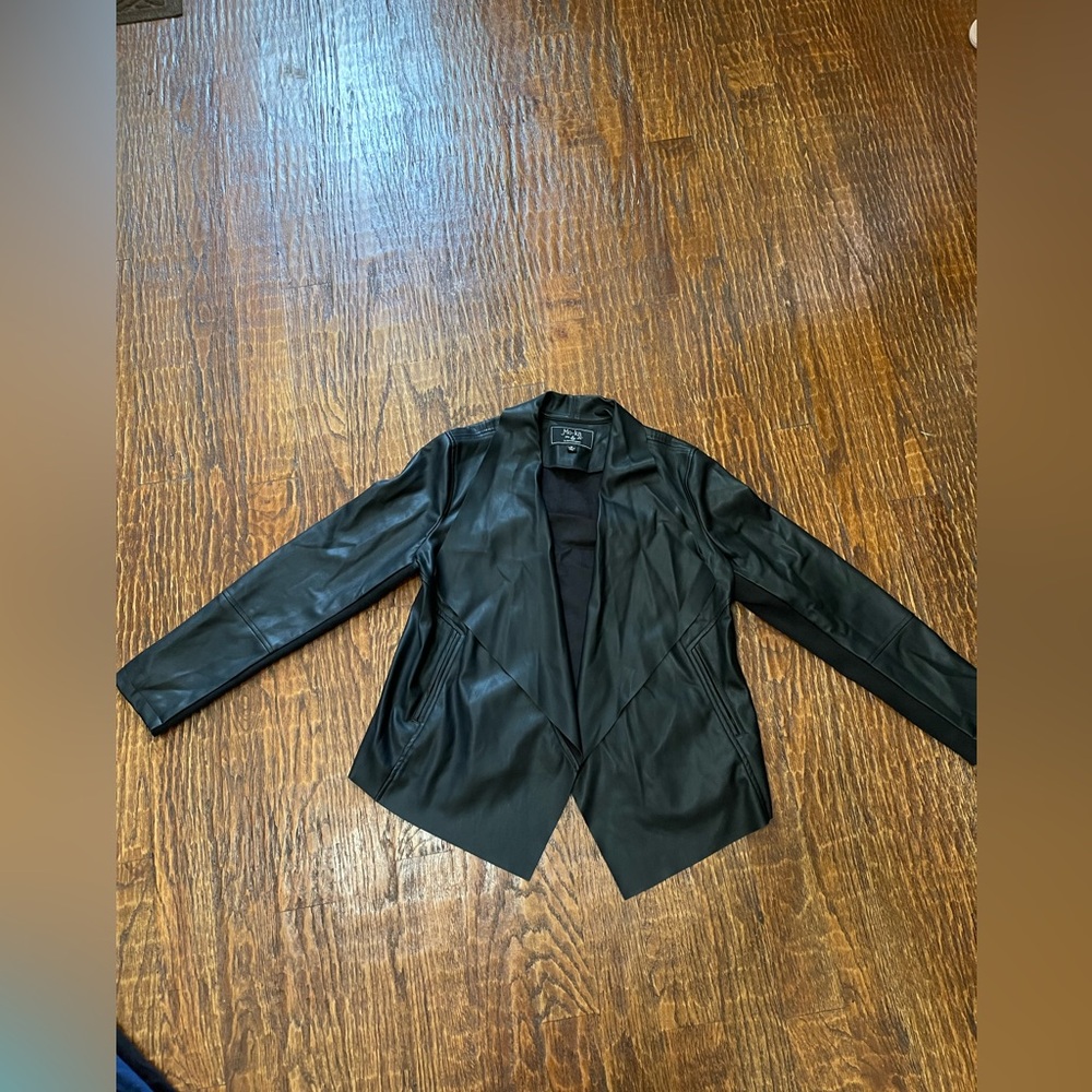 Faux leather jacket size medium